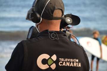 Grabación del reportaje del programa Buenas Tardes Canarias/TA.